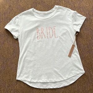 Rae Dunn BRIDE Shirt NWT Size M